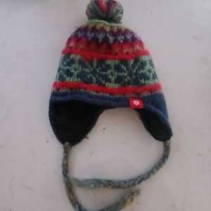 Icewear Kids Wool Beanie Knit Hat Cap Lined Mulit Color Iceland Unisex 2-6 Yrs